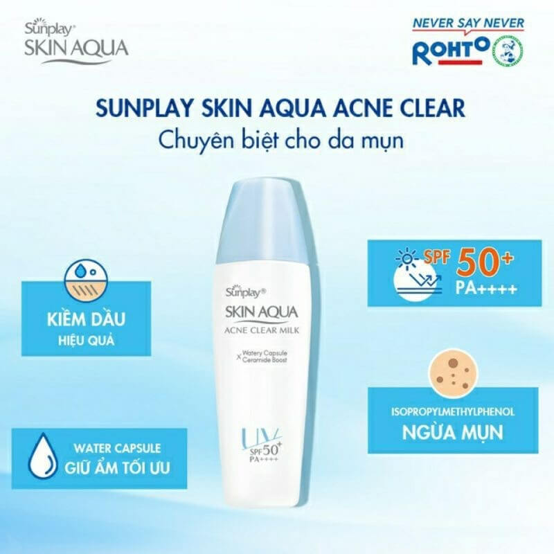 Kem chống nắng Sunplay Skin Aqua Acne Clear