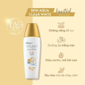 Kem chống nắng Sunplay skin aqua clear white limited edition