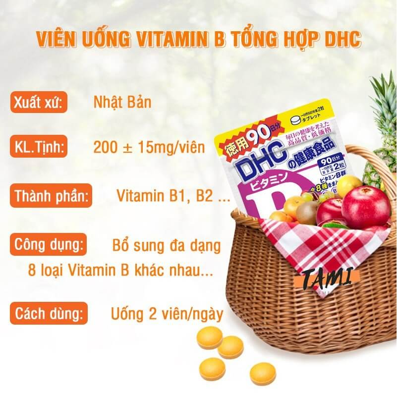 Viên Uống DHC Bổ Sung Vitamin B tổng hợp