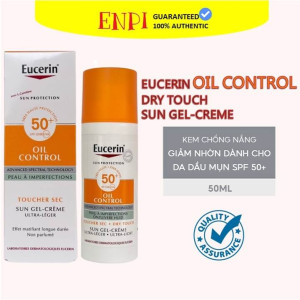 Kem chống nắng eucerin oil control dry touch sun gel-creme SPF50