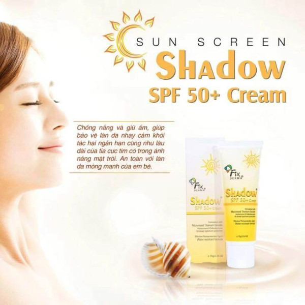 Kem chống nắng fixderma shadow SPF 50+