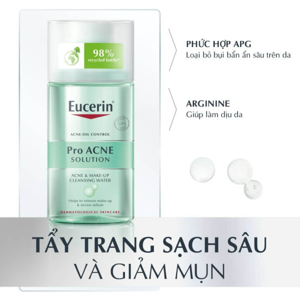 Nước Tẩy Trang Eucerin Pro Acne Solution Acne & Make Up