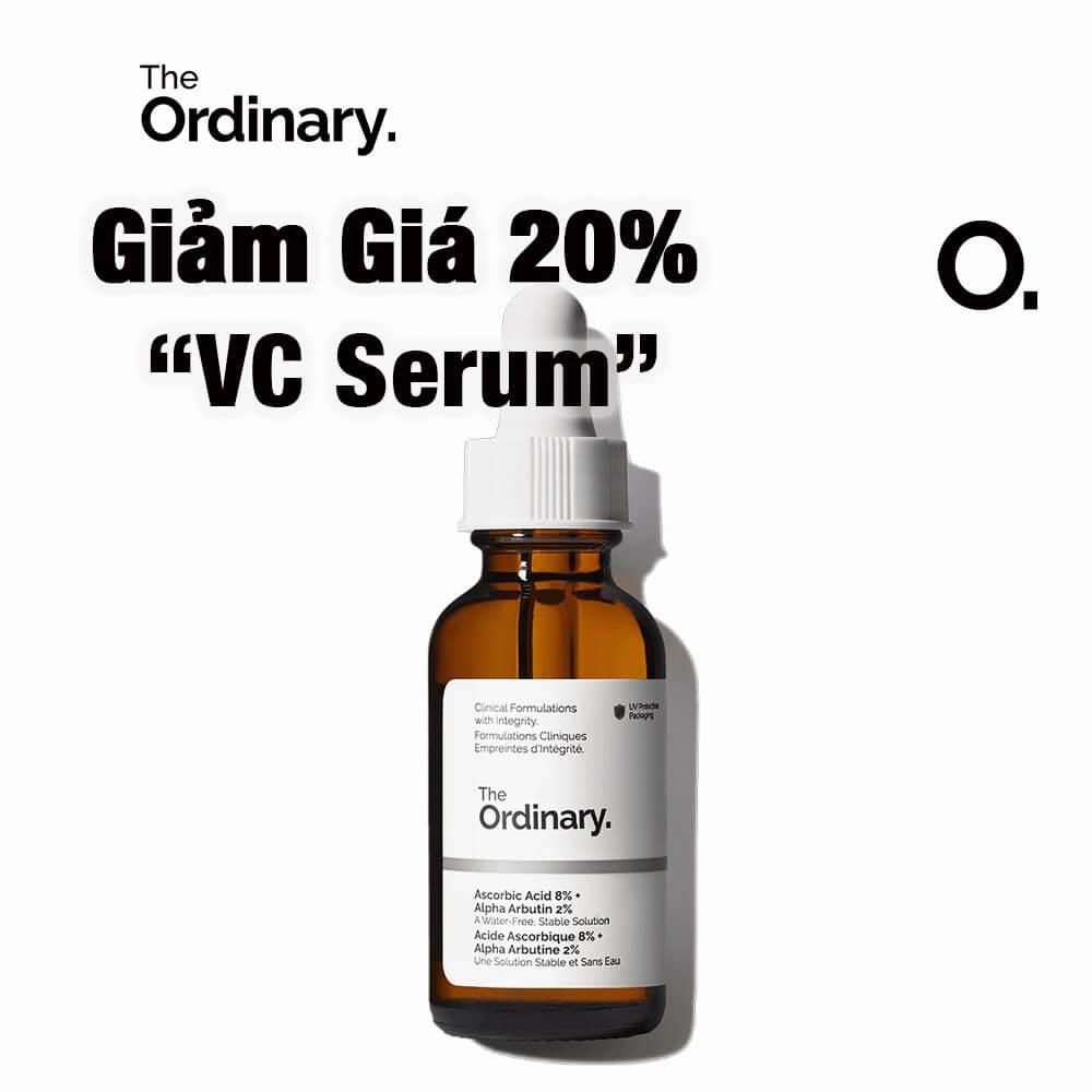 Serum The Ordinary Vitamin C Ascorbic Acid 8% Alpha Arbutin 2%