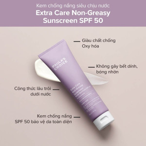 Kem chống nắng Paula's choice extra care non-greasy sunscreen
