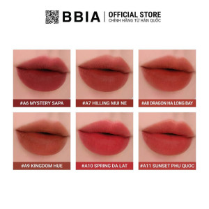 Son Kem Lì Bbia Last Velvet Lip Tint Asia Edition Version 2