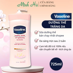 Sữa dưỡng thể Vaseline Healthy White UV Lightening Body Lotion
