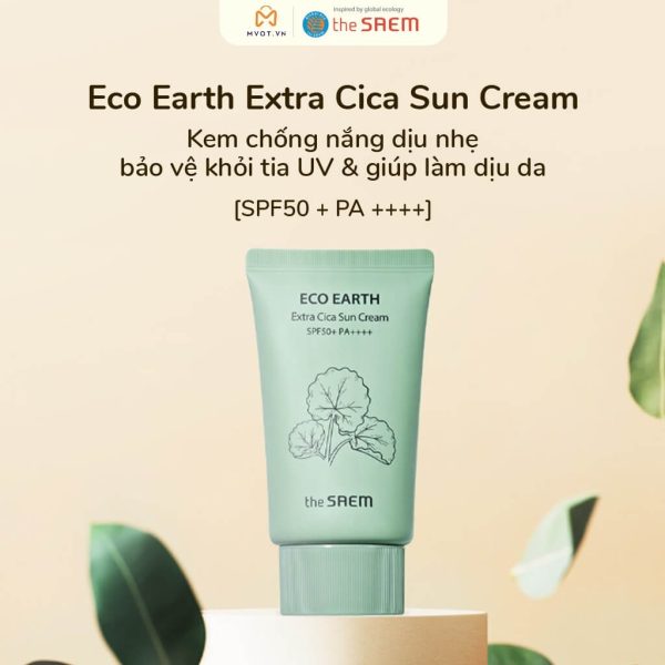 Kem Chống Nắng The Saem Eco Earth Extra Cica Sun Cream