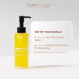 Dầu Tẩy Trang Zakka Naturals Camellia Deep Cleansing Oil
