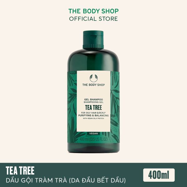 Dầu gội The body shop tea tree purifying and balancing shampoo