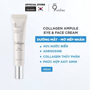 Kem Mắt 9 Wishes Collagen Ampule Eye & Face Cream