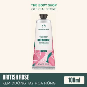 Kem dưỡng da tay The body shop british rose petal-soft hand