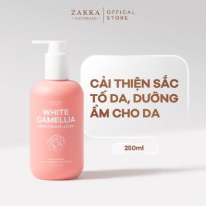 Sữa Dưỡng Thể Zakka Naturals White Camellia Sáng Mịn Da