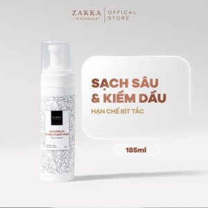 Sữa rửa mặt Zakka Naturals mandelic pore purifying foam cleanser