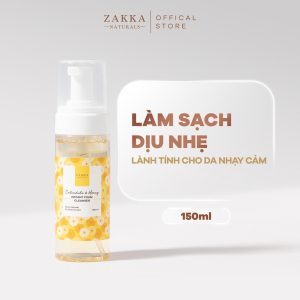 Sữa rửa mặt zakka naturals calendula & honey instant foam
