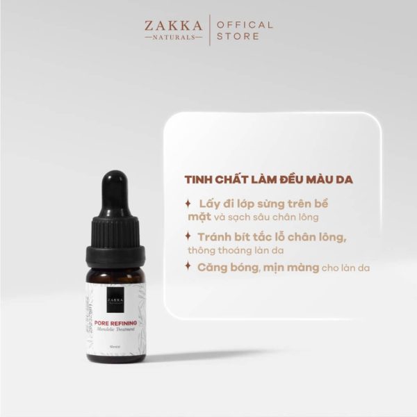 Tinh Chất Zakka Naturals Pore Refining Mandelic Treatment Serum