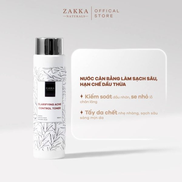Toner Mandelic Zakka Naturals Clarifying Acne Control