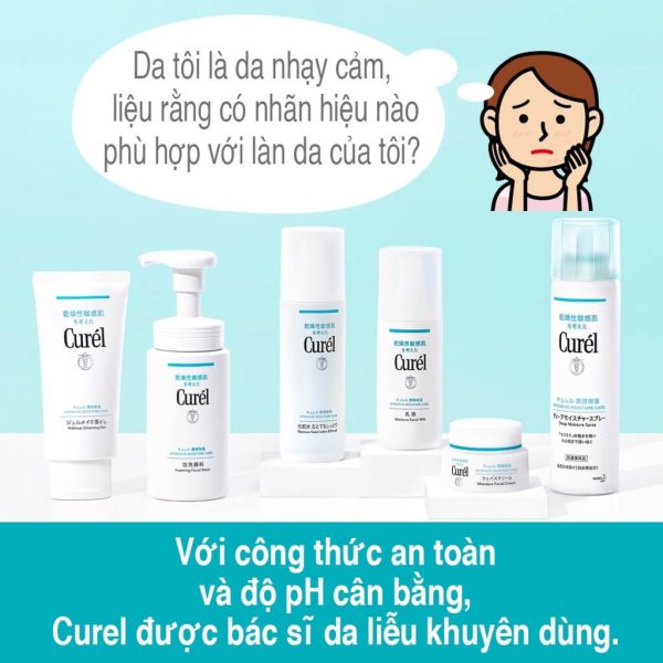 Sữa Rửa Mặt Curel Sebum Trouble Care Foaming Facial Wash