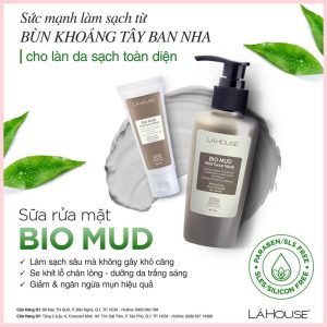 Sữa rửa mặt bùn khoáng Lá House Bio Mud Mild Facial Wash